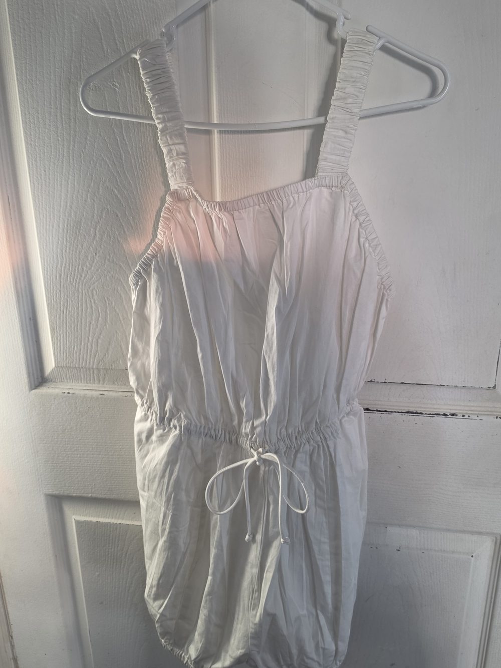 Anthropologogie Women Summer Romper Small White